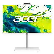 Acer Aspire C27-A, 27'' FHD IPS AiO 120Hz, Intel Core i5-13420H (up to 4.60GHz, 12MB), 16GB DDR4 (1 slot free), 512GB SSD, no DVD, Intel UHD, HDMI, RG-45, WiFi 6, BT 5.0, Glan, Ergo stand w Height Adj., 5MPCam+mic, KBD& Mouse Wireless, NO OS, White