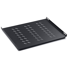 Formrack 19" fixed shelf 600mm, loading capacity 50 kg 1U
