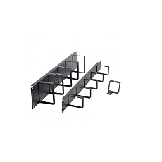 Formrack 19" 2U Cable Management Panel with metal brackets