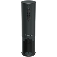Bolsena, Electric wine opener with Prestigio Logo, aerator , vacuum preserver, Black color