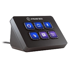 Elgato Stream Deck Mini, 6 fully customizable LCD keys at your fingertips. All poised to trigger unlimited actions upon a single tap
