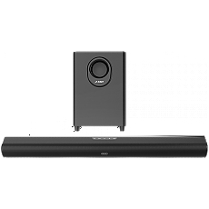 F&D HT-350 2.1 Wireless Soundbar with Subwoofer, 110W RMS (20Wx2+70W), Full-range speaker: 50x105mm + 6.5'' Subwoofer, BT 5.3/Optical/AUX/HDMI/USB/LED Display/Remote Control/Wooden/Black, EANs soundbar: 6924053407255, subwoofer: 6924053407286 F&D HT-350 2.1 Wireless Soundbar with Subwoofer, 110W RMS (20Wx2+70W), Full-range speaker: 50x105mm + 6.5'' Subwoofer, BT 5.3/Optical/AUX/HDMI/USB/LED Display/Remote Control/Wooden/Black, EANs soundbar: 6924053407255, subwoofer: 6924053407286