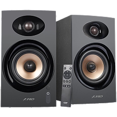 Multimedia Bluetooth Speakers R23BT Bluetooth 5.0, Optical, AUX, USB, 2*1" silk dome tweeter, 2*4" full range driver, 40W Multimedia Bluetooth Speakers R23BT Bluetooth 5.0, Optical, AUX, USB, 2*1" silk dome tweeter, 2*4" full range driver, 40W
