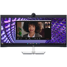 Monitor LED Dell P3424WEB Curved Video Conferencing 34", 3440x1440 WQHD, IPS Antiglare, 21:9, 1000:1, 300 cd/m2, 8ms/5ms, 178/178, DP, HDMI, 2xUSB-C (DP/PD), USB-B, 2xUSB 3.2, RJ-45, 2x5W Speakers, Cam, Mic, Tilt, Swivel, Height Adjust, 3Y Monitor LED Dell P3424WEB Curved Video Conferencing 34", 3440x1440 WQHD, IPS Antiglare, 21:9, 1000:1, 300 cd/m2, 8ms/5ms, 178/178, DP, HDMI, 2xUSB-C (DP/PD), USB-B, 2xUSB 3.2, RJ-45, 2x5W Speakers, Cam, Mic, Tilt, Swivel, Height Adjust, 3Y