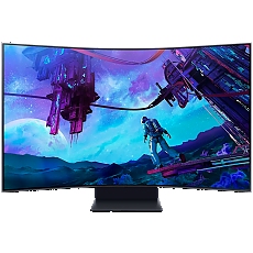 Monitor LED Samsung LS55CG970NUXDU Odyssey G97NC, 55" UHD Curved 1000R 16:9 (3840x2160) VA 165Hz, 600 cd/㎡, 1m:1, HDR 10 +, 1ms (GTG), 178/178, FS, 1xDP 3xHDMI, 2xUSB 2.0, 60W 2.2.2Ch, 3.5 Jack, Tilt/Pivot/Swivel/HeightAdj (300mm), Remote, 2Y