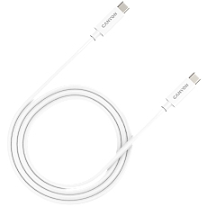 CANYON UC-44, cable, U4-CC-5A1M-E, USB4 TYPE-C to TYPE-C cable assembly 40G 1m 5A 240W(ERP) with E-MARK, CE, ROHS, white