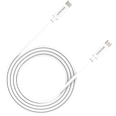 CANYON UC-42, cable, U4-CC-5A2M-E, USB4 TYPE-C to TYPE-C cable assembly 20G 2m 5A 240W(ERP) with E-MARK, CE, ROHS, white