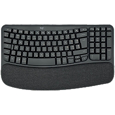 LOGITECH Wave Bluetooth ergonomic keyboard - GRAPHITE - US INT'L