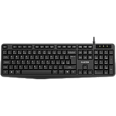 CANYON keyboard KB-1 EN/BG Wired Black