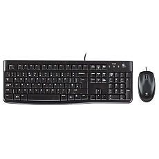 LOGITECH MK120 Corded Combo - BLACK - USB - BGR