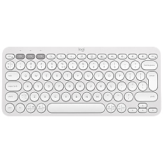 LOGITECH K380S Bluetooth Keyboard - TONAL WHITE - US INT'L