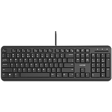 CANYON keyboard HKB-20 EN/BG Velvet Wired  Black