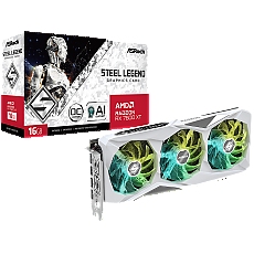 ASROCK Video Card AMD Radeon RX 7600 XT Steel Legend 16G OC