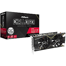 ASROCK Video Card AMD Challenger D RX5600XT 6G OC GDDR5 192bit 3 x DP, HDMI Retail