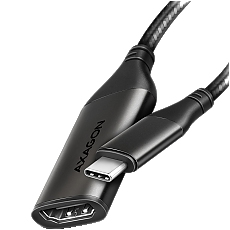 AXAGON RVC-HI2M USB-C -> HDMI 2.0 adapter 4K/60Hz Aluminum, 25cm cable