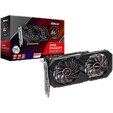 ASROCK Video Card  Radeon RX6500XT Phantom Gaming D 4GB OC, GDDR6 64 bit, 1xHDMI, 1xDP 1.4, power 1x8 pin, recomended PSU 400W.