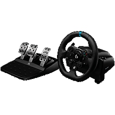 LOGITECH G923 Racing Wheel and Pedals - PC/PS - BLACK - USB