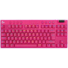 LOGITECH G PRO X TKL LIGHTSPEED Mechanical Gaming Keyboard - MAGENTA - US INT'l - TACTILE