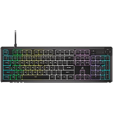 CORSAIR K55 CORE RGB Black, Fully customizable ten-zone RGB backlight