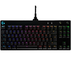 LOGITECH G PRO TKL Corded Mechanical Gaming Keyboard - BLACK - US INT'L - USB - CLICKY