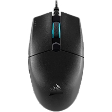 CORSAIR KATAR PRO, Wired, Black, Backlit RGB LED, 12400 DPI, Optical