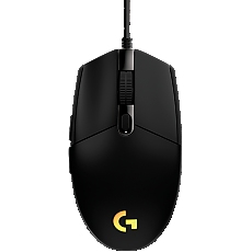 LOGITECH G102 LIGHTSYNC Corded Gaming Mouse - BLACK - USB - EER