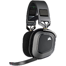 CORSAIR HS80 RGB Wireless Headset, Carbon - EU