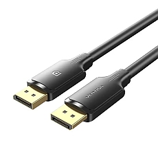 Vention Кабел Cable - Display Port v1.2 DP M / M Black 4K 1M - HAKBF