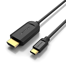 Vention кабел Cable Type-C to HDMI - 1.5m 4K Black - CGUBG