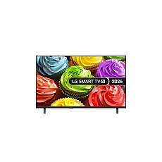 LG 43LB65003LA, 43" LED Full HD (1,920x1,080), DVB-T2/C/S2, webOS 26 Smart, a5 AI Processor Gen9, Resolution Upscaler, Google Cast, AI, AI Sound Pro, WiFi 5, HDR10 / HLG, eARC (HDMI 2), Airplay2, CI, LAN, USB, Bluetooth 5.3, Two Pole Stand, Black LG 43LB65003LA, 43" LED Full HD (1,920x1,080), DVB-T2/C/S2, webOS 26 Smart, a5 AI Processor Gen9, Resolution Upscaler, Google Cast, AI, AI Sound Pro, WiFi 5, HDR10 / HLG, eARC (HDMI 2), Airplay2, CI, LAN, USB, Bluetooth 5.3, Two Pole Stand, Black