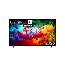 LG 65QNED70B3C, 65" 4K QNED MiniLED Smart TV, 3840x2160, DVB-T2/C/S2, Alpha7 AI Processor, HDR10 / HLG, webOS 26 ThinQ, VRR/ALLM/HGiG, 4K Super Upscaling, WiFi 5, Bluetooth 5.3, AirPlay 2, LAN, CI, HDMI, AI Sound Pro, Google Cast, 2 pole Stand