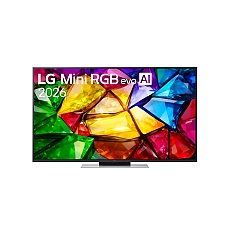LG 65MRGB87B3B, 65" Mini RGB evo AI Smart TV, 4K Ultra HD 3840x2160, DVB-T2/C/S2, Alpha 8 4K Gen3, 120Hz Native (VRR 144Hz), HDR10 / HLG, webOS 26 ThinQ, Dolby Vision,  Dolby Atmos, 4K Upscaling, WiFi 5, Bluetooth 5.3, AirPlay, WiFi 5, CI, HDMI, SPDIF