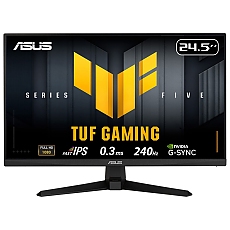 Asus TUF Gaming Series 5, VG259QM5A Gaming Monitor ,24.5-inch Full HD Fast-IPS panel, 240Hz, 0.3ms, G-SYNC® compatible AMD FreeSync™ Premium, ELMB SYNC, 99% sRGB, DisplayWidget Center, Gaming AI, Black
