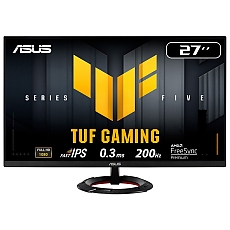 Asus TUF Gaming VG279Q5R Gaming Monitor ,27-inch, Full HD(1920x1080), 200Hz, Fast IPS, ELMB, 0.3ms GTG (min.), Stereo speaker, DisplayWidget Center, AI Visual, Black