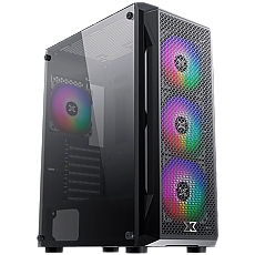 Xigmatek Gaming X EN46621, ATX/M-ATX/Mini ITX, USB3.0x1+USB2.0x2, Metal FP & Left TG, 4PCS X24F Fixed RGB Fan
